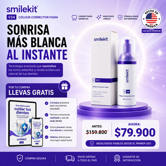 Espuma Blanqueadora  Dental