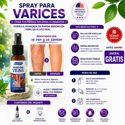 Spray Para Varices
